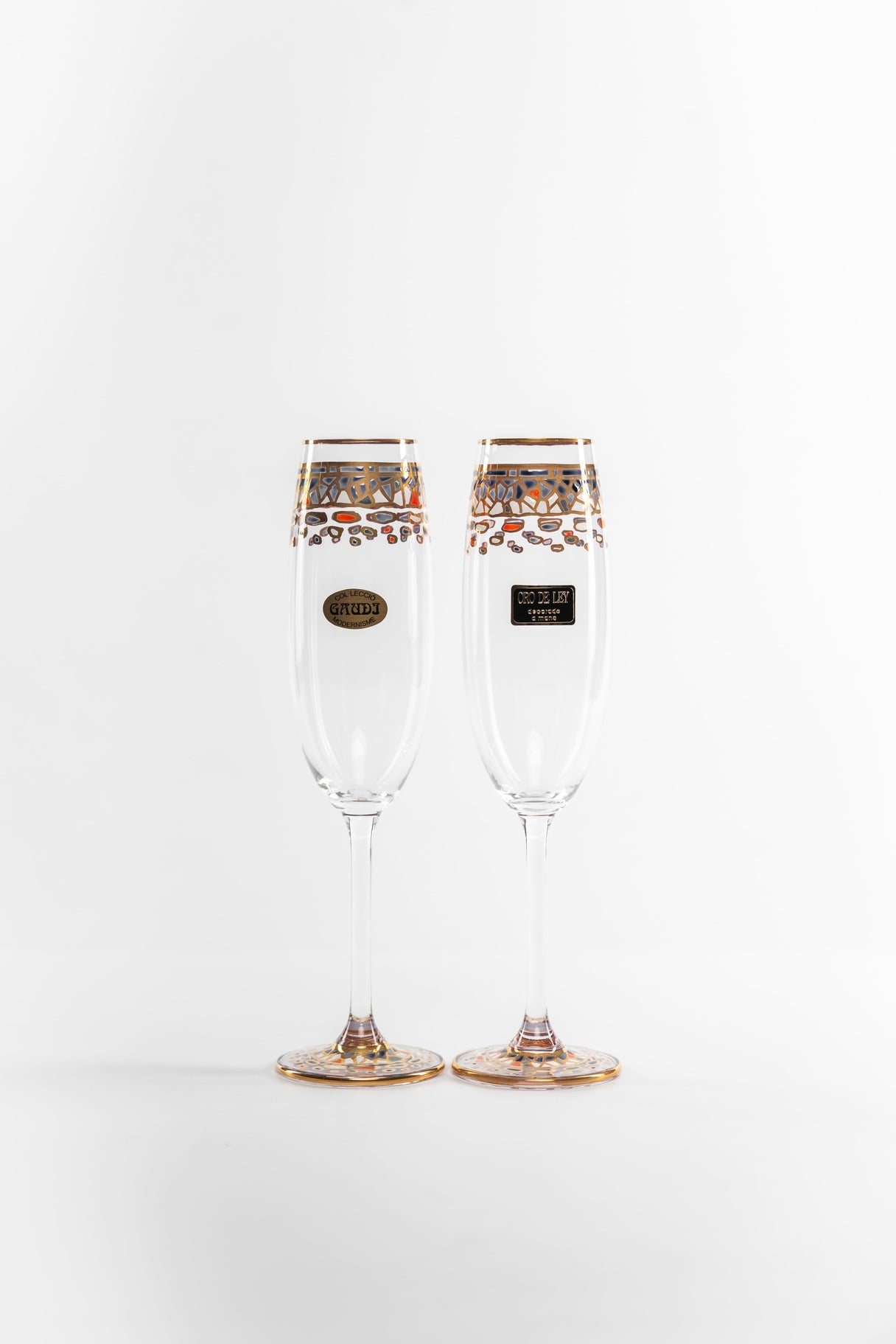 2 Copas de Cava – Estilo Gaudí